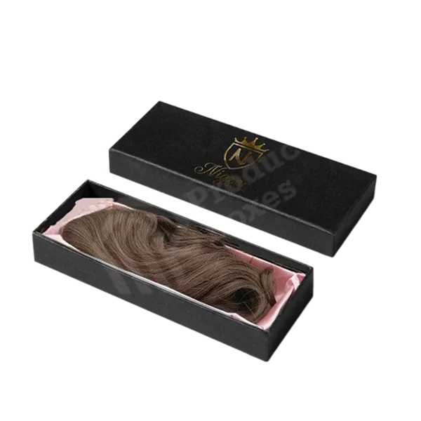 Printed hair extension boxes