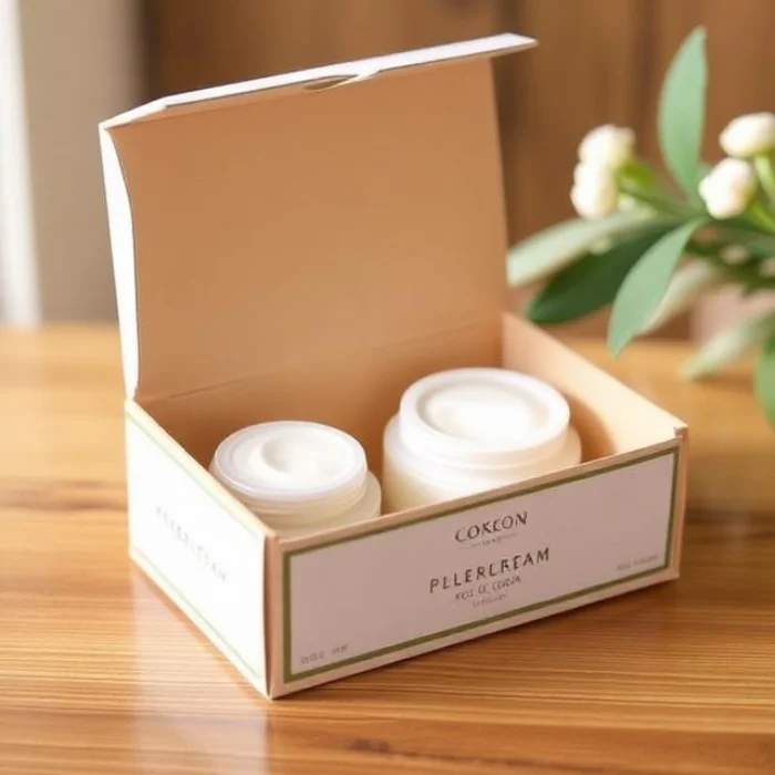 Custom Face Cream Box