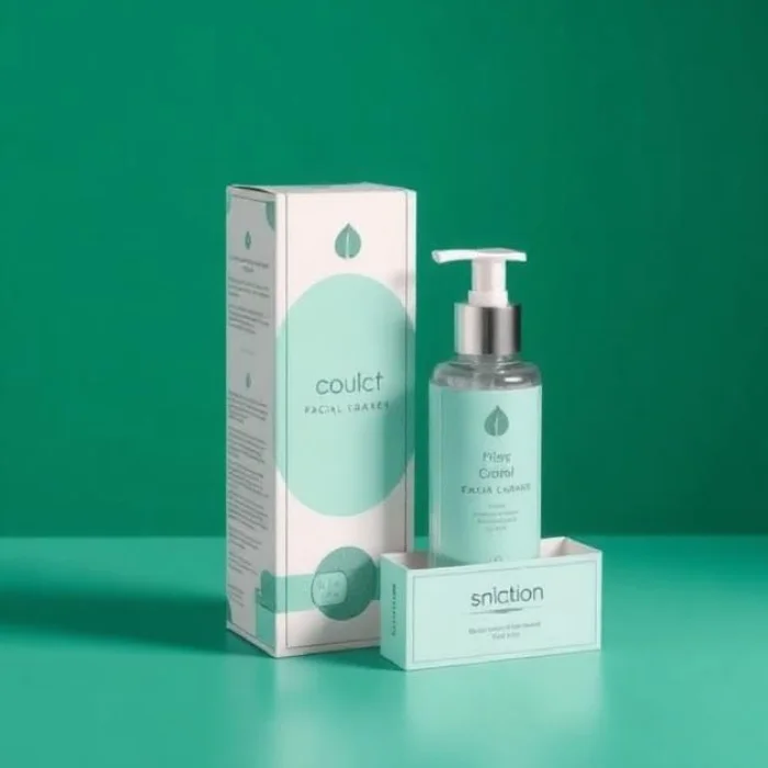 Custom Facial Cleanser packaging