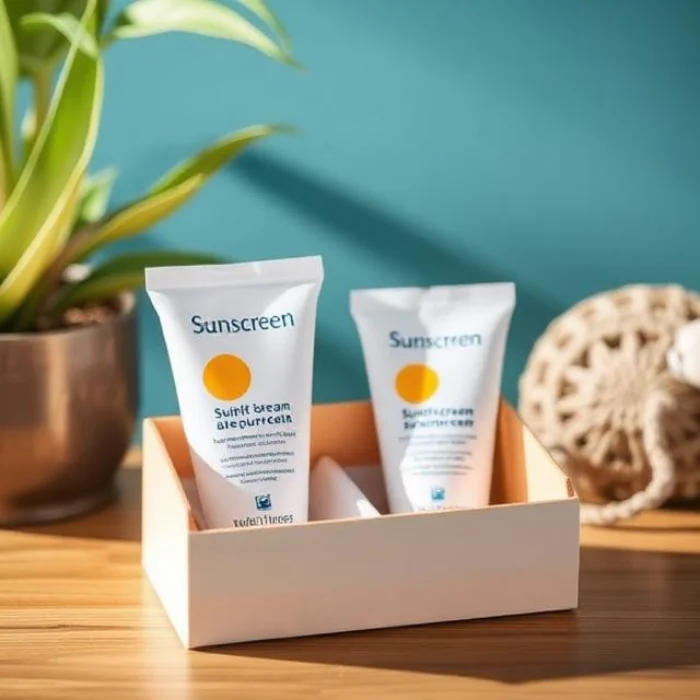 Custom Sunscreen box