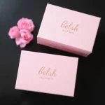 Custom Blush packaging