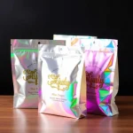 Printed die cut mylar bag