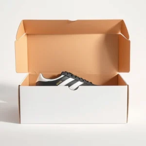 cardboard shoe boxes