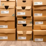 cardboard shoe packaging
