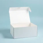 white cardboard box