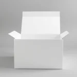 white cardboard boxes