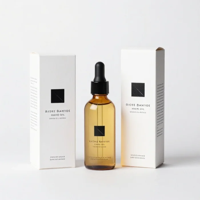 Custom Hair Oil packaging