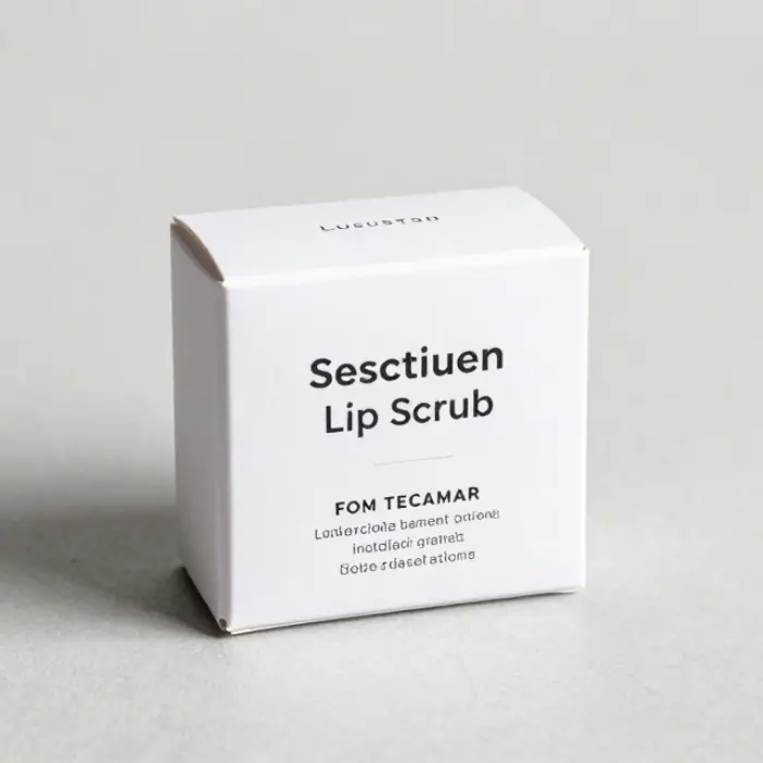 Custom Lip Scrub packaging box