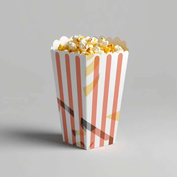 Custom popcorn box